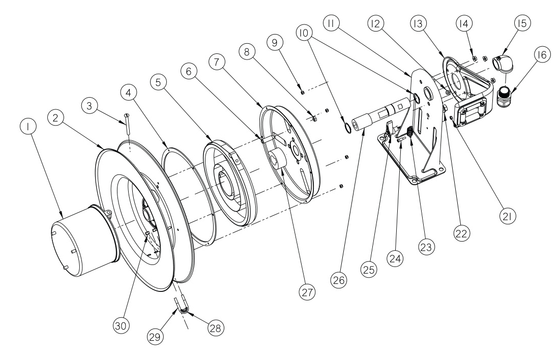WC7000 Parts Diagram