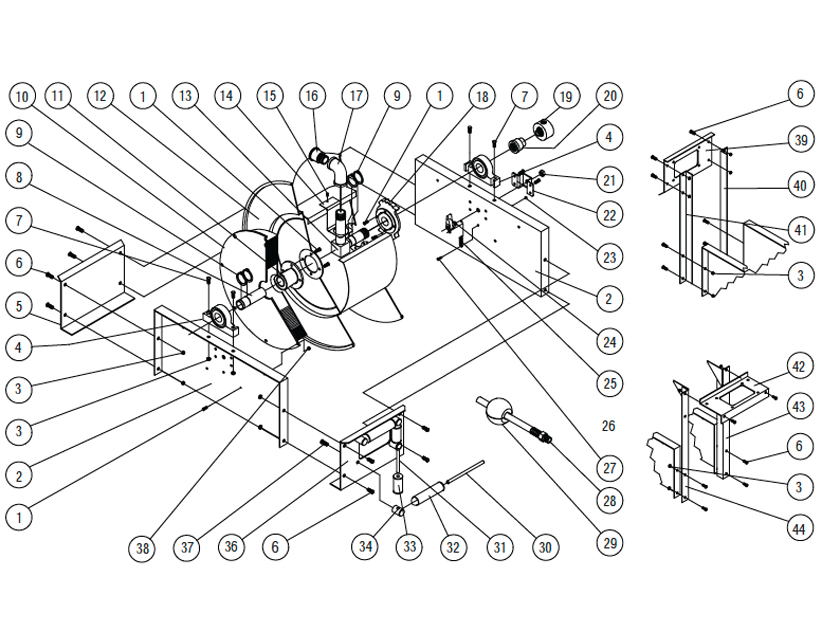 FE9350-OLPBW Parts Diagram
