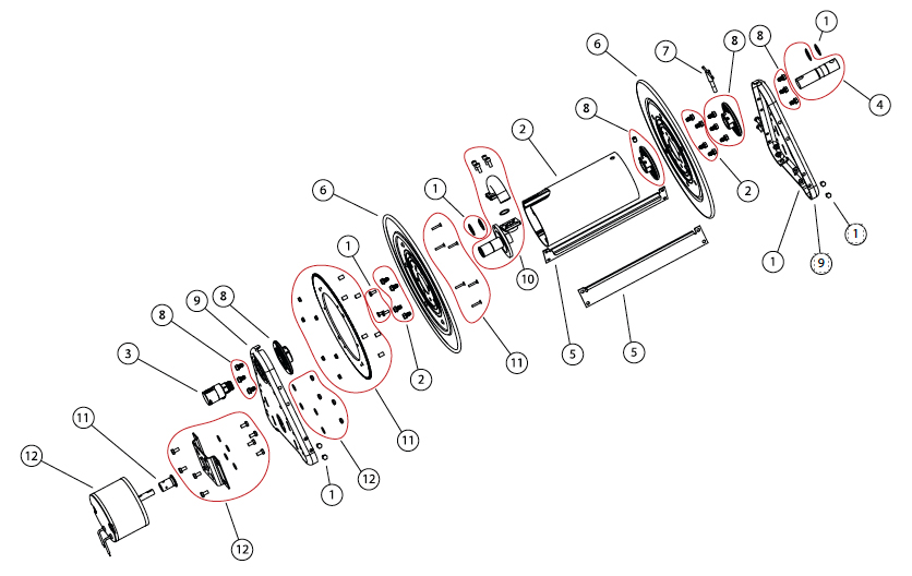 EH37122-M12D Parts Diagram
